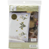 Picture of Tobin Stamped For Embroidery Pillowcase Pair 20"X30"-Buttercups