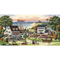 Picture of Dimensions Gold Collection Counted Cross Stitch Kit, 18"X9", Cozy Cove