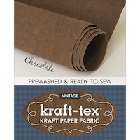 Kraft-Tex Prewashed Roll Vintage Collection, Chocolate, 18.5"X28.5"