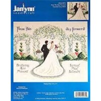 Picture of Janlynn Counted Cross Stitch Kit, 14"X11", From This Day Forward, 14 Count