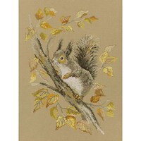 Picture of RTO Counted Cross Stitch Kit, 9.75in x 13in, Autumn Story, 14 Count