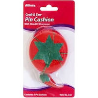 Picture of Allary Tomato Pincushion With Needle Sharpener