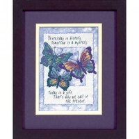 Picture of Dimensions Jiffy Today Is A Gift Mini Stamped Cross Stitch Kit, , 5"X7"