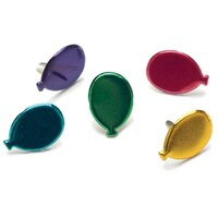 Picture of Painted Metal Paper Fasteners Leaves, Pack of 50