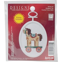 Picture of Janlynn Mini Counted Cross Stitch Kit, 2.75", Christmas Toy