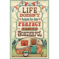 Picture of Design Works Counted Cross Stitch Kit, 8"X12",Life Is Wonderful