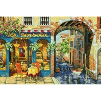 Picture of Gold Collection Counted Cross Stitch Kit, 16"X11", Charming Waterway