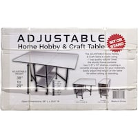Picture of Sullivans Adjustable Home Hobby & Craft Table, 59"X35.8"
