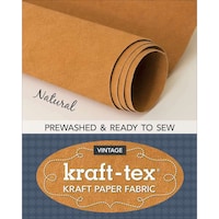 Kraft-Tex Prewashed Roll Vintage Collection, Natural, 18.5"X28.5"