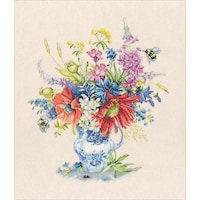 Picture of RTO Counted Cross Stitch Kit, 13.38"X14.75", Summer In A Bunch
