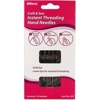 Picture of Allary Instant Threading Hand Needles, Pack of 10