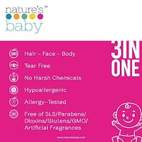 Nature'S Baby Organics 3 -In-1 Baby Shampoo & Body Wash, Lavender Chamomile, 473.2ml
