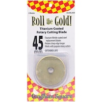 Picture of Grabbit Sewing Tools Roll The Gold! Titanium Coated Rotary Cutting Blade Refills, 45mm