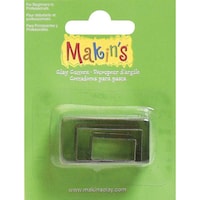 Makins Rectangle Design Clay Cutters, Pack of 3pcs