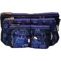 Picture of Cosmetic Bags, Indigo Cats, Set of 3pcs