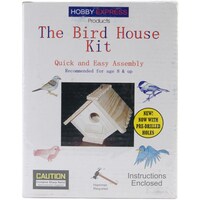 Pinepro Unfinished Wood Kit, Bird House
