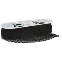 Picture of Wrights Simplicity Tier Line Lace, Black, 2" x 12yd