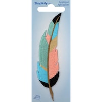Wrights Iron-On Applique, Feather