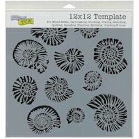 Crafters Workshop Template, Nautilus, 12"X12"