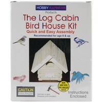Picture of Pinepro Unfinished Wood Kit-Log Cabin, Bird House