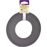 Picture of Magnum Magnetics Corp Adhesive Magnetic Strip, 0.5in X 25ft