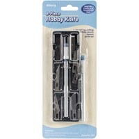 Picture of Allary 8-Piece Hobby Knife Set, Silver