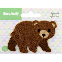 Wrights Baby Sew-On Applique, Bear
