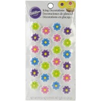 Picture of Wilton Icing Decorations, Mini Flower Dot Matrix, Pack of 4