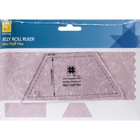 Picture of EZ Quilting Mini Half Hex Template, Clear