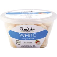 ChocoMaker Natural Simply Melt White Chocolate, 226.7g
