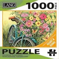 Picture of LANG Jigsaw Puzzle, Bicycle Bouquet, 29x20inch, 1000pcs