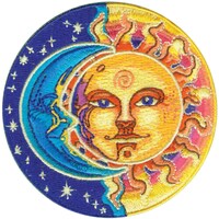 C&D Visionary Moon & Sun Patch, 3in