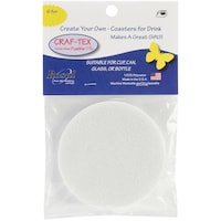 Picture of Bosal Craf-Tex Round Coaster Craft Pack, 4", Pack of 6