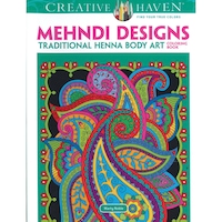 Picture of Dover Creative Haven Mehndi Designs Coloring Book