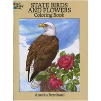 Dover Publications State Birds & Flowers Coloring Book