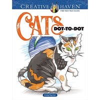 Picture of Creative Haven Cats Dot-to-Dot Coloring Book