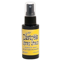 Tim Holtz Distress Spray Stains Mustard Seed Bottles, 57ml, Yellow