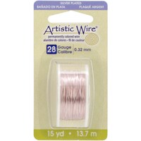 Artistic Wire 28 Gauge, Beadalon, Rose Gold, 15yd