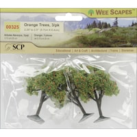 Picture of Wee Scapes Orange Trees, 2.25" To 2.5", Pack of 3
