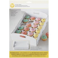 Picture of Wilton Folding Tray Cupcake Box, White