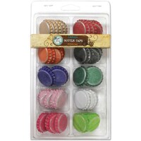 Picture of Bottle Cap Inc Vintage Collection Distressed Standard Bottle Caps, Pack of 50, 1"