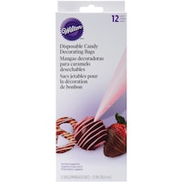 Picture of Wilton Disposable Candy Decorating Bags, Pack of 12, 12"