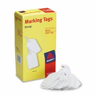 Avery White Marking Tags, 2-3/4 x 1-11/16in, Pack of 1000