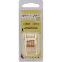 Picture of Artistic Wire 28 Gauge, Non-Tarnish Brass, 15yd