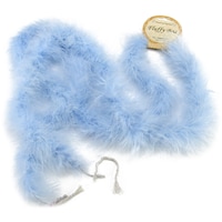 Marabou Feather Boa 72 Inch Light Blue