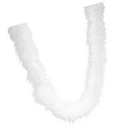 Touch of Nature Fluffy Boa, White