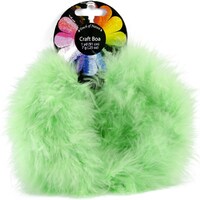 Midwest Design Marabou Feather Boa, 36", Hot Lime
