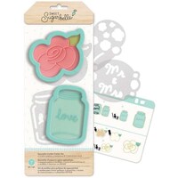 Picture of Sweet Sugarbelle Specialty Cookie Cutter Set, Country Rose, Pack of 7
