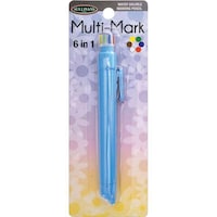 Multi, Mark 6 In 1 Water Soluable Marking Pencil, Blue