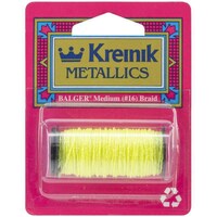 Picture of Kreinik Medium Metallic Braid, 11Yd, Lemon Grass